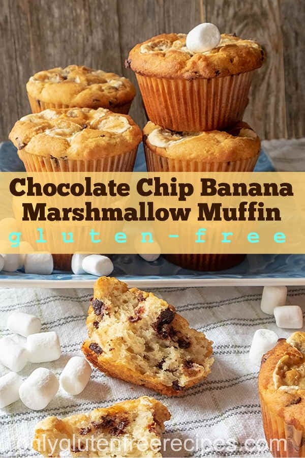 GlutenFree Chocolate Chip Banana Marshmallow Muffin Only Gluten Free