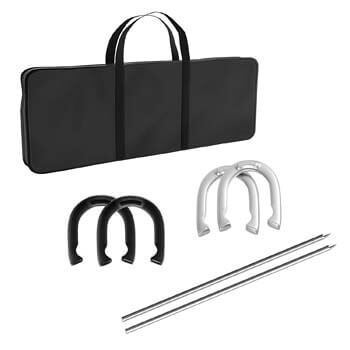 8. Trademark Games Professional Horseshoe set