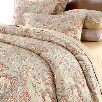 9. Duvet Cover Set Paisley Bedding Design 800 Thread Count