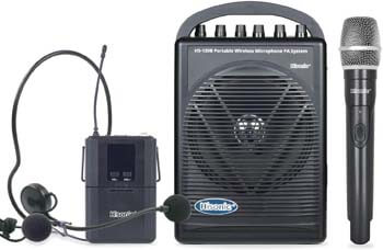 8. Hisonic HS120B Rechargeable & Portable PA (Public Address) System