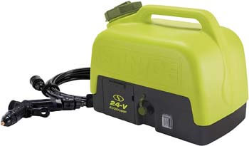 10. Sun Joe WA24C-LTE 24-Volt Amp 5-Gallon Electric Pressure Washer