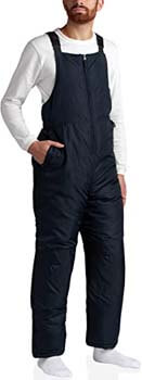 8. CHEROKEE Men’s Insulated Snow Bib Ski Overalls (Plus Size Avail)