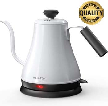 6. HadinEEon Electric Gooseneck Kettle