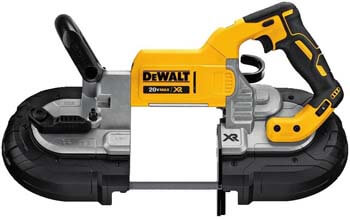 2. DEWALT 20V MAX Portable Band Saw, Deep Cut, Tool Only (DCS374B)