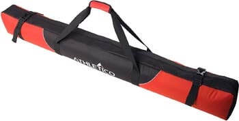 8. Athletico Mogul Padded Ski Bag - Fully Padded Single Ski Travel Bag