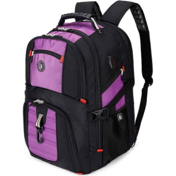 7. SHRRADOO Extra Large 50L Travel Laptop Backpack