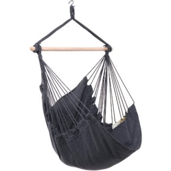 6. Y- STOP Hammock Chair Hanging Rope Swing - Max 330 Lbs 