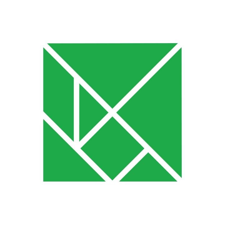 Logo of Panorama Education featuring a geometric design with white intersecting lines forming various shapes on a green background.