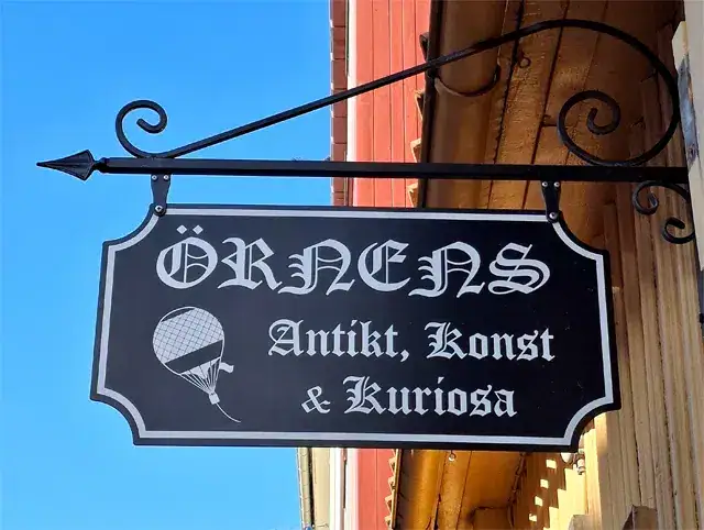Butiksskylt