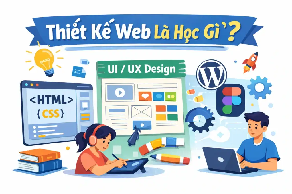 Thiết kế website là làm gì? Học thiết kế web ở đâu cho người mới bắt đầu