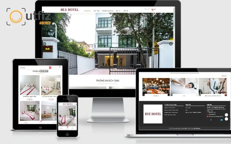 Thiết kế website cho khách sạn: Đẹp, chuyên nghiệp, tối ưu tính năng.