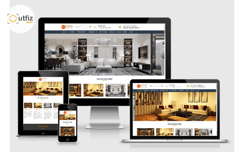 Top 10 mẫu thiết kế website nội thất đẹp mới nhất 2026