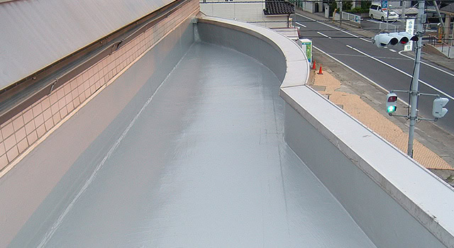 シート防水施工後