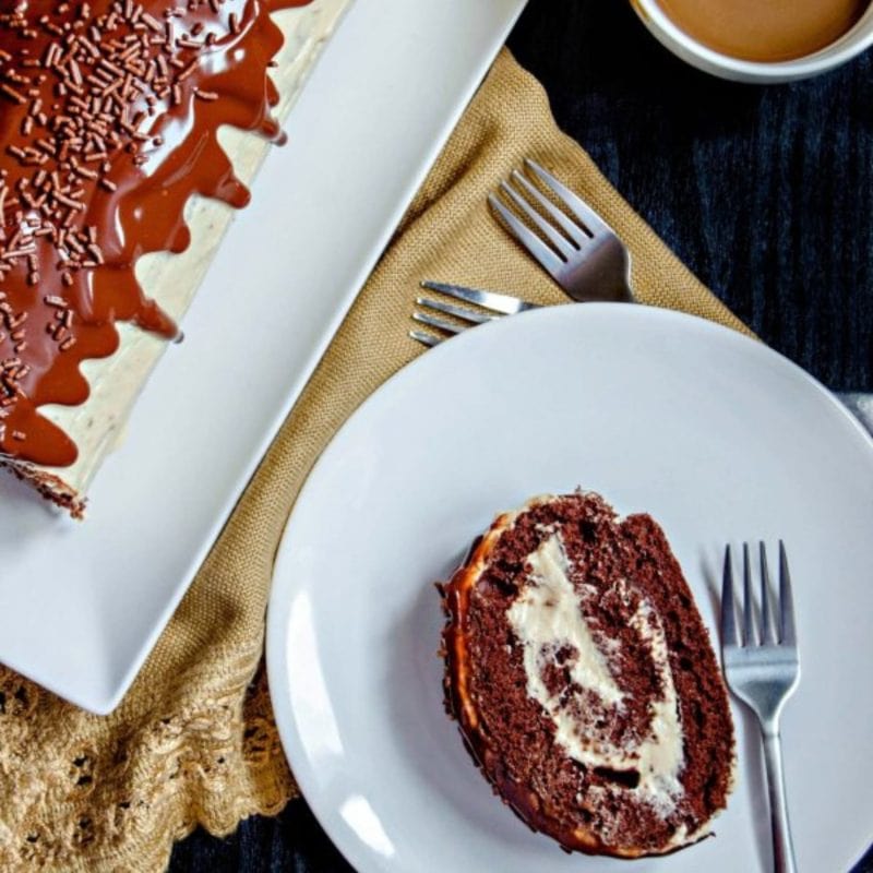 Rulada cu unt de arahide