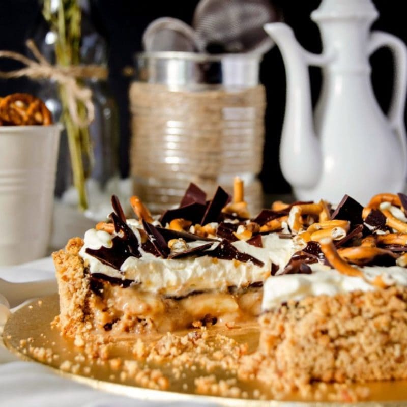 Tarta cu banane si caramel