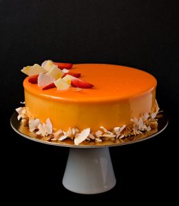 Entremet cu fructul pasiunii