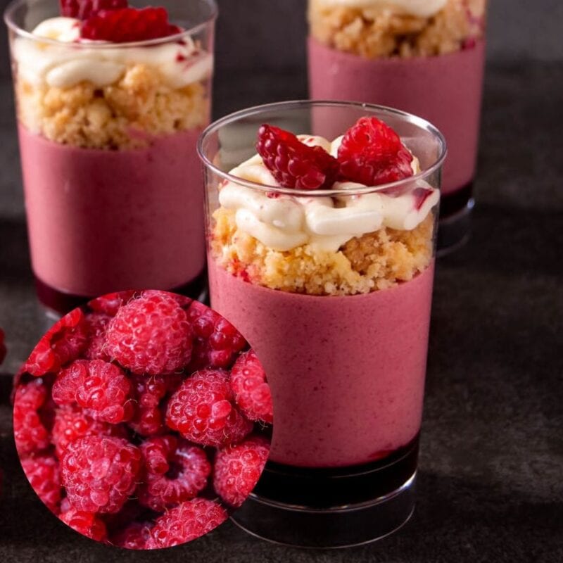 Mousse de Zmeura cu Bezea Italiana
