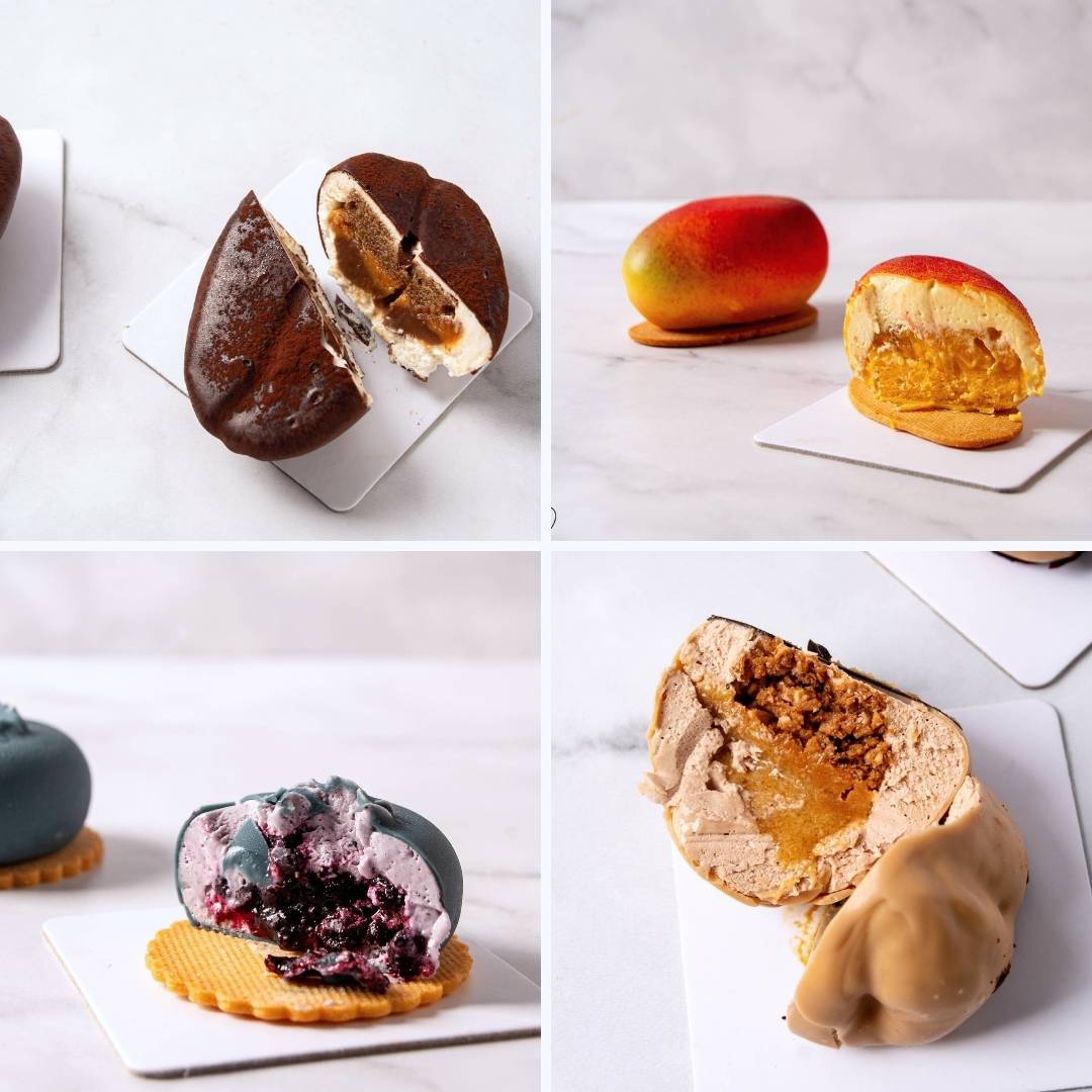 Deserturi elegante cu diverse umpluturi delicioase.