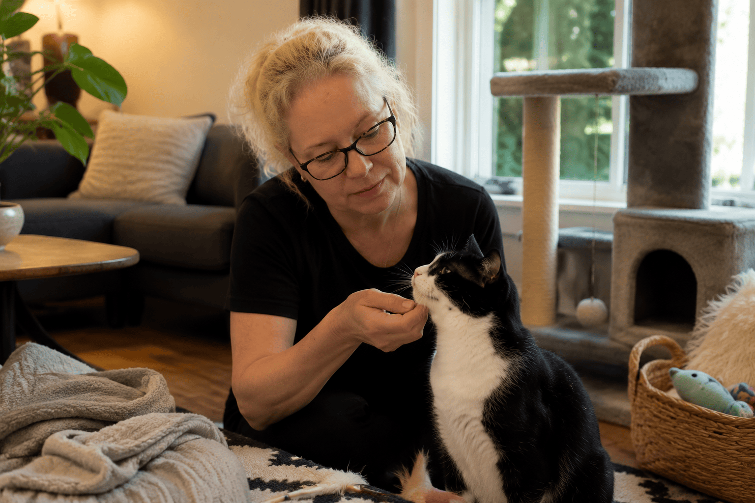 cat sitting