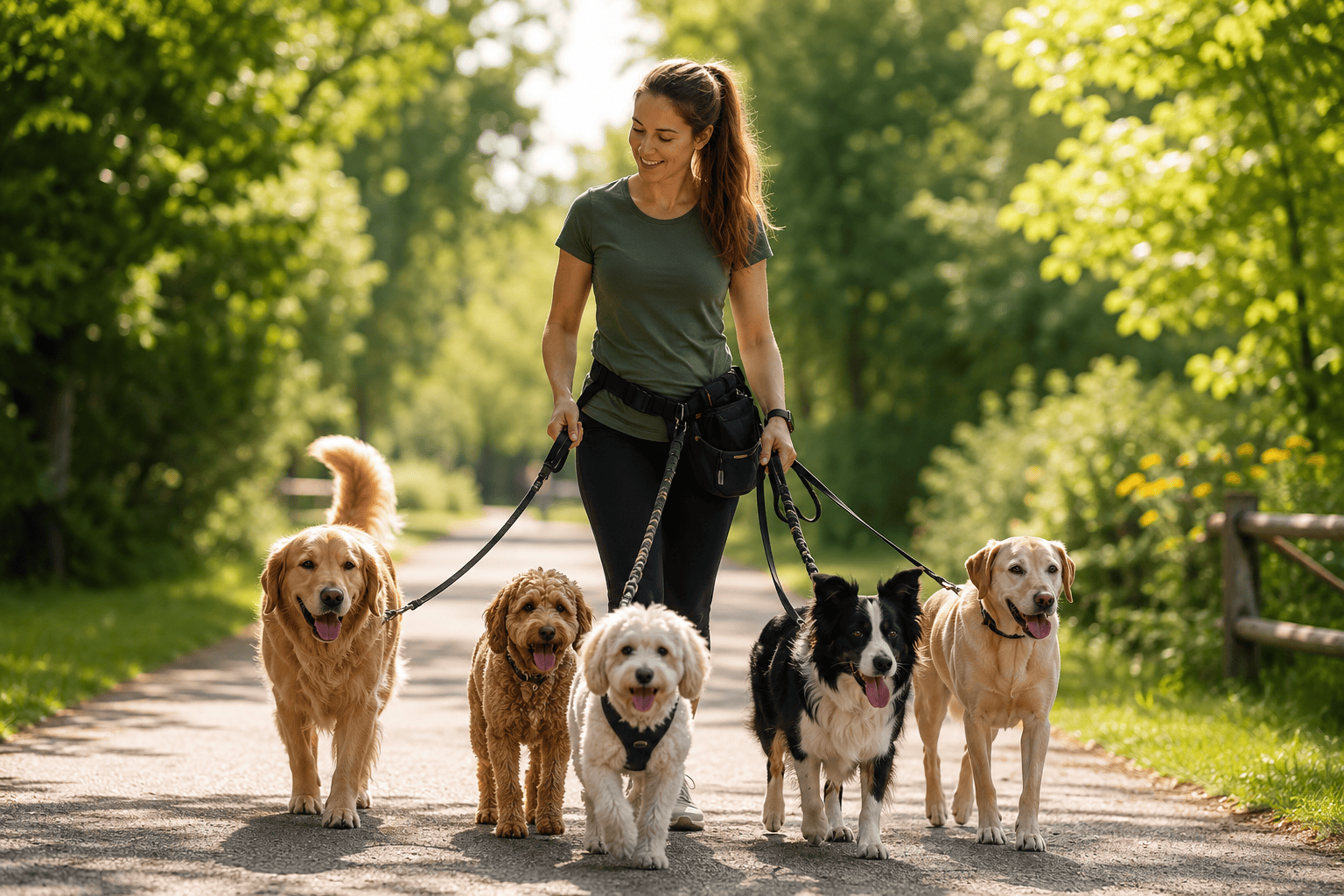 dog walker langley
