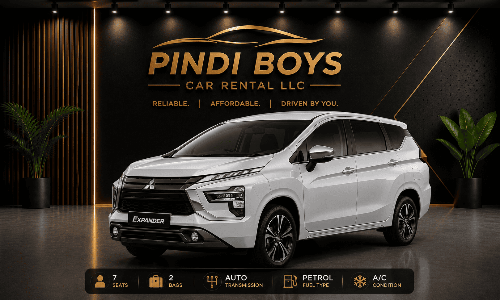 Mitsubishi Xpander 7-seater MPV rental Dubai