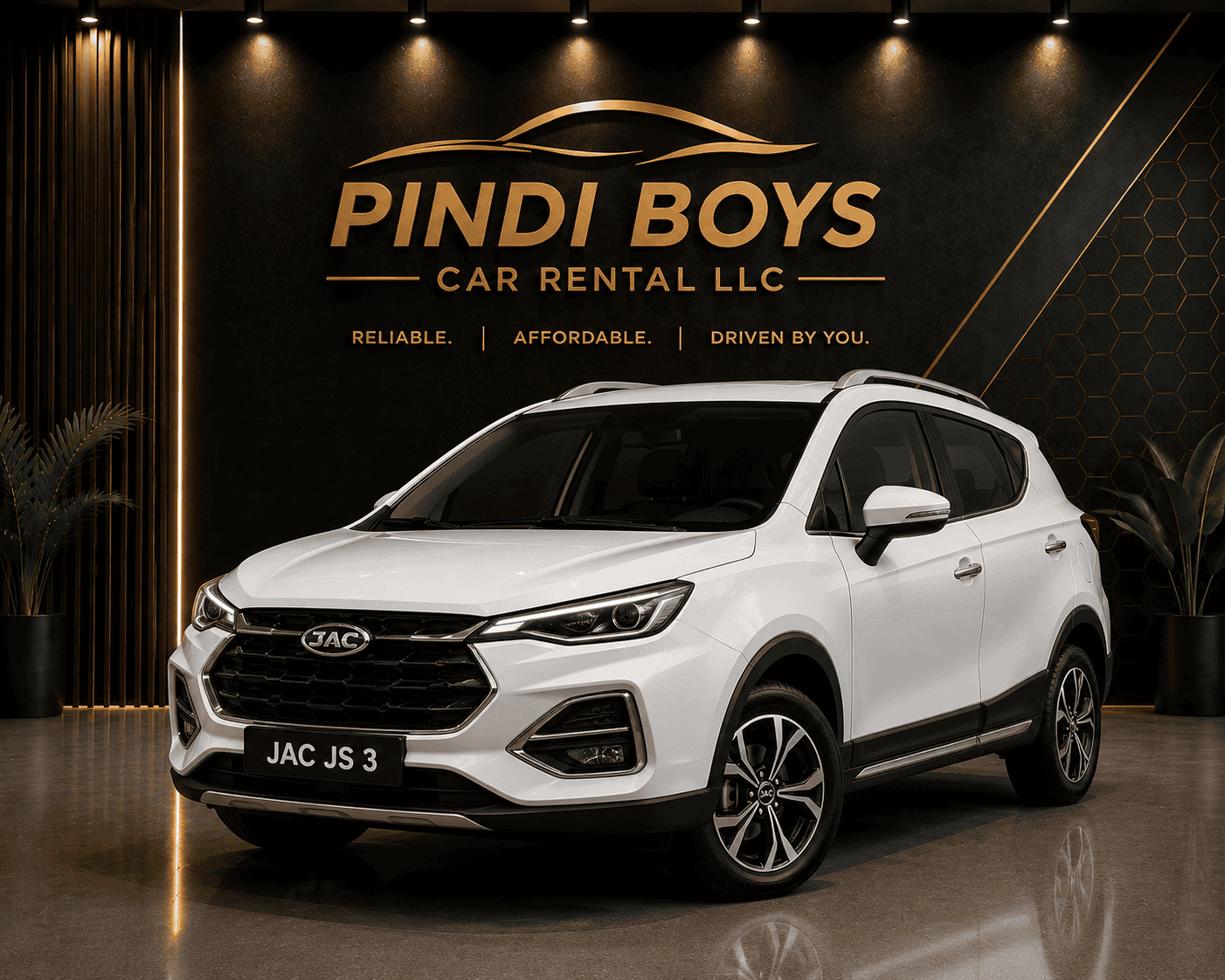 JAC JS3 compact SUV rental Dubai