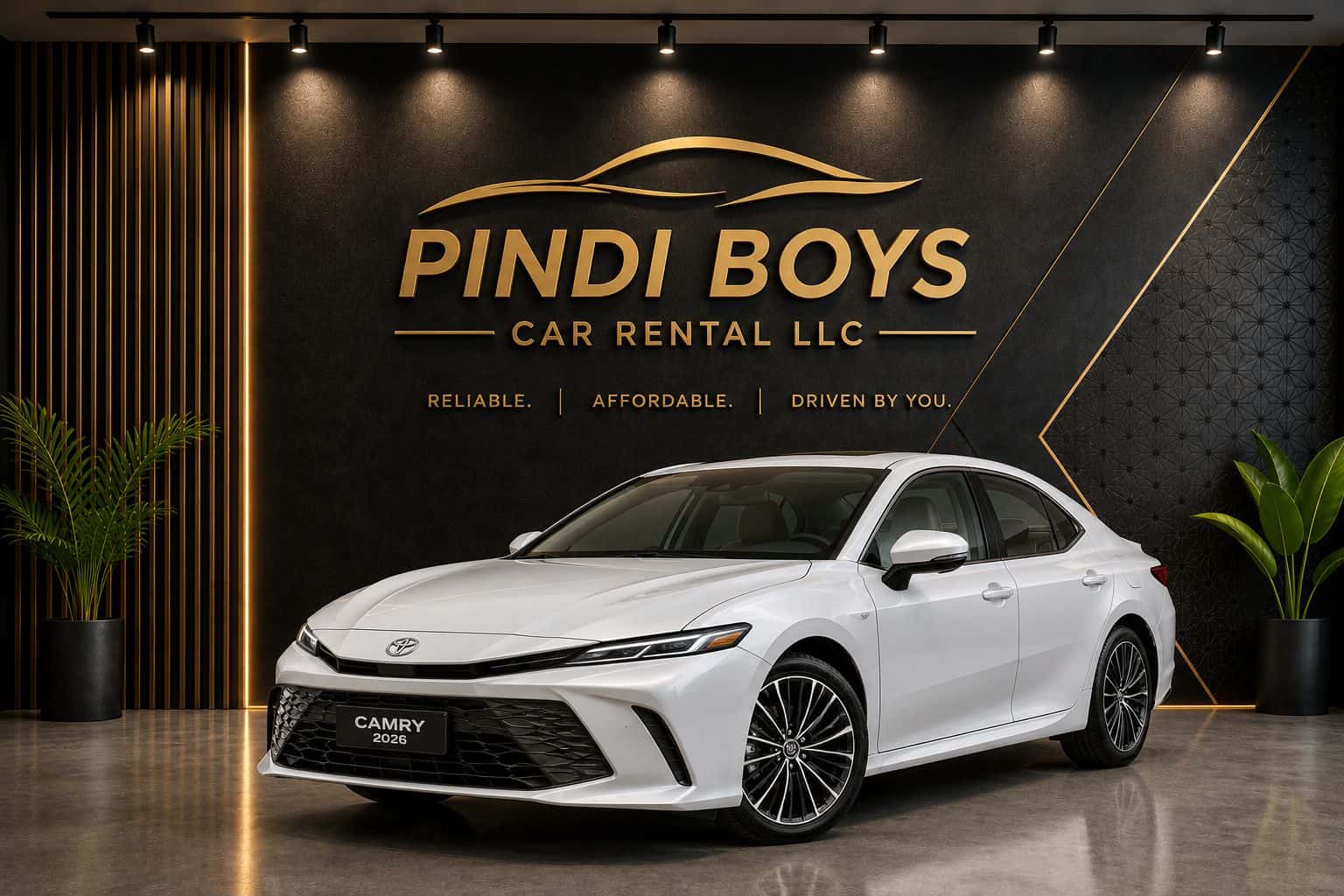 Toyota Camry or similar full size sedan rental Dubai