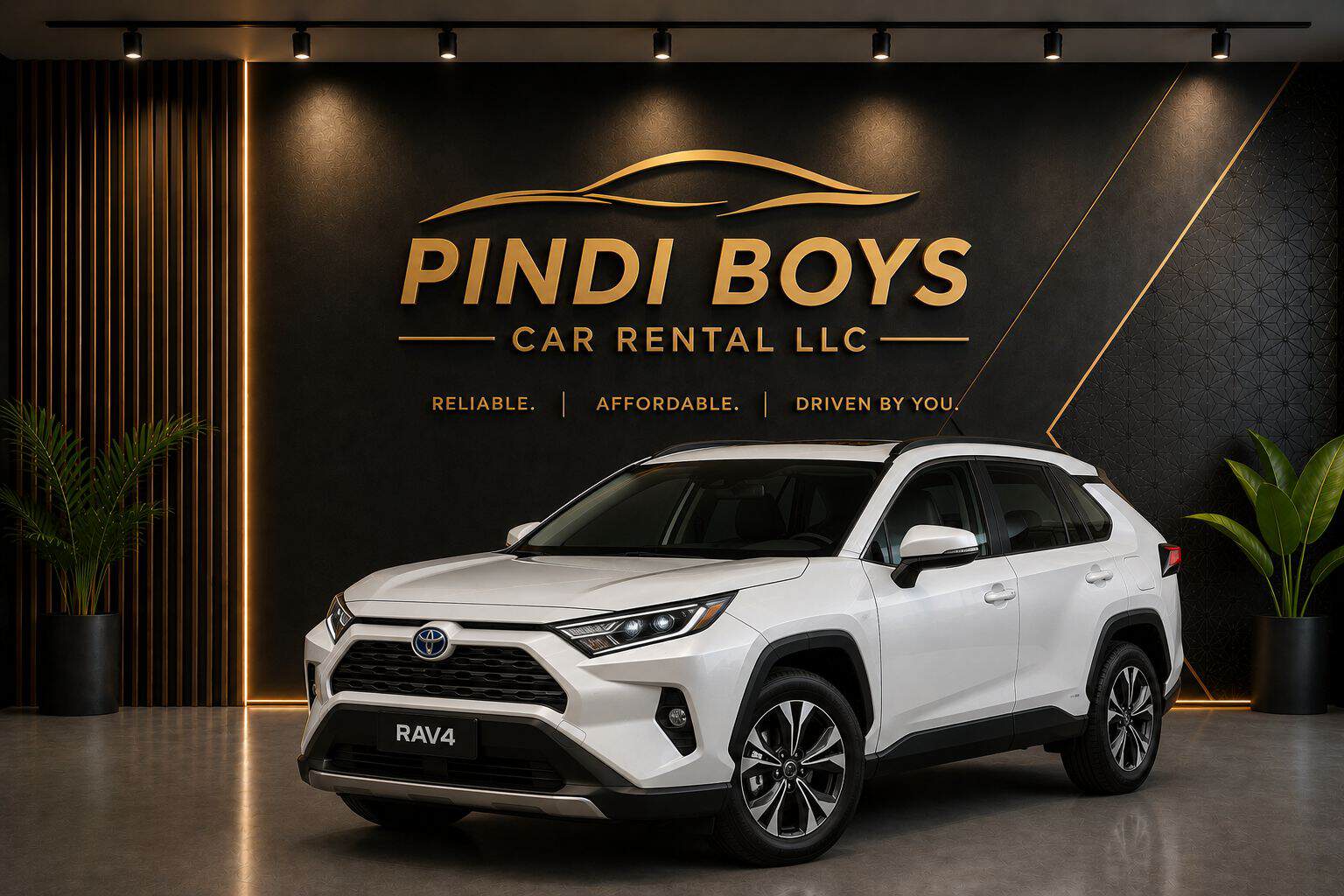 Toyota RAV4 or similar midsize suv rental Dubai