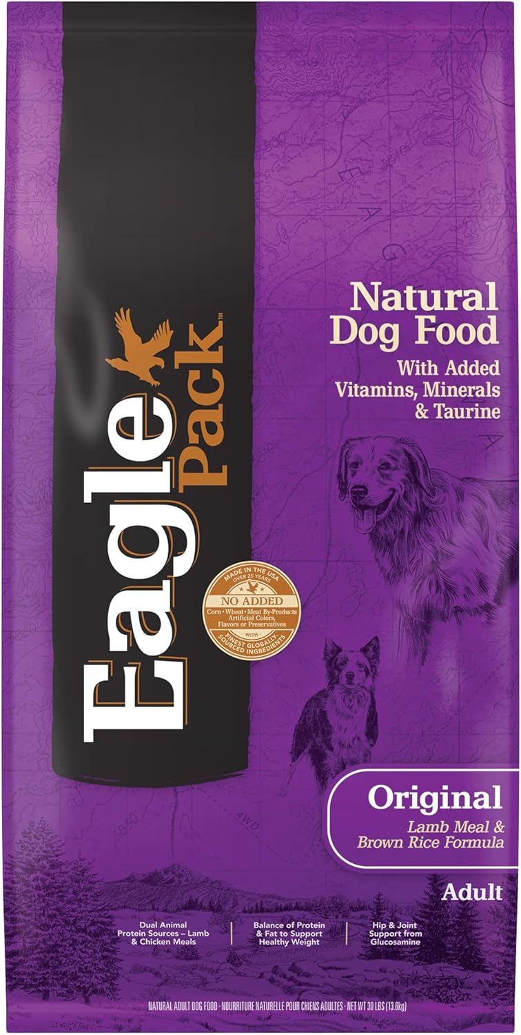 Eagle Pack Lamb & Rice Natural Dry Dog Food 30 lb Bag