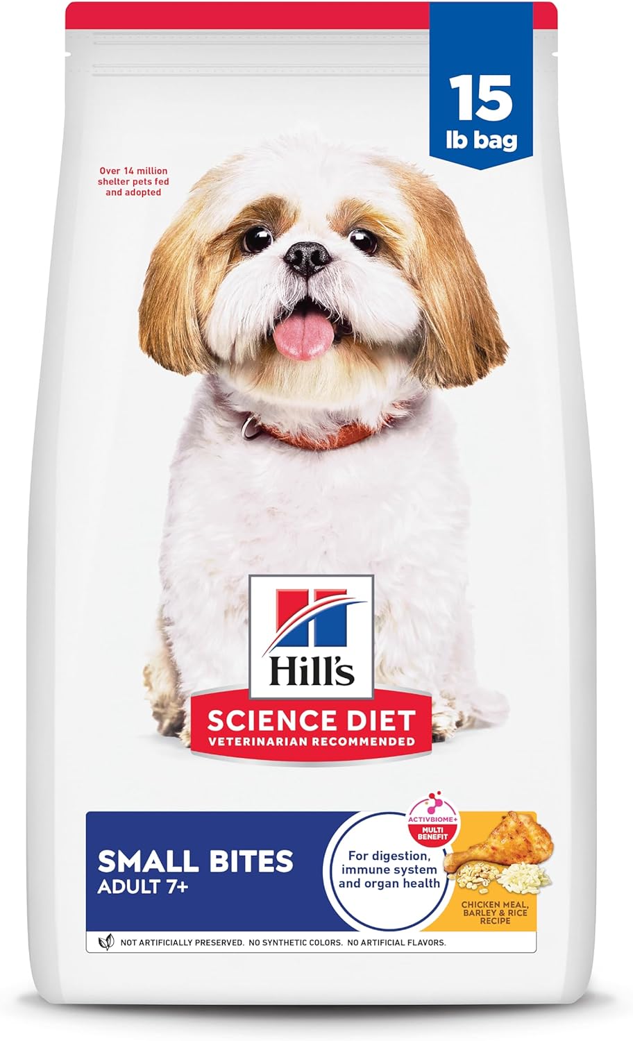 Hill's Science Diet Adult 7+ Senior Dry Dog Food Chicken Brown Rice Barley