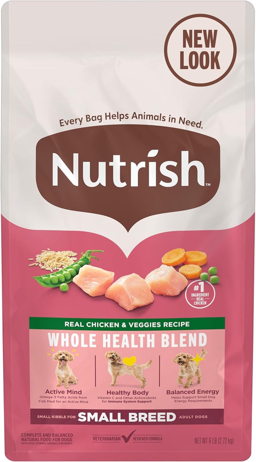 Nutrish Little Bites Small Breed Dog Food Chicken and Veggies