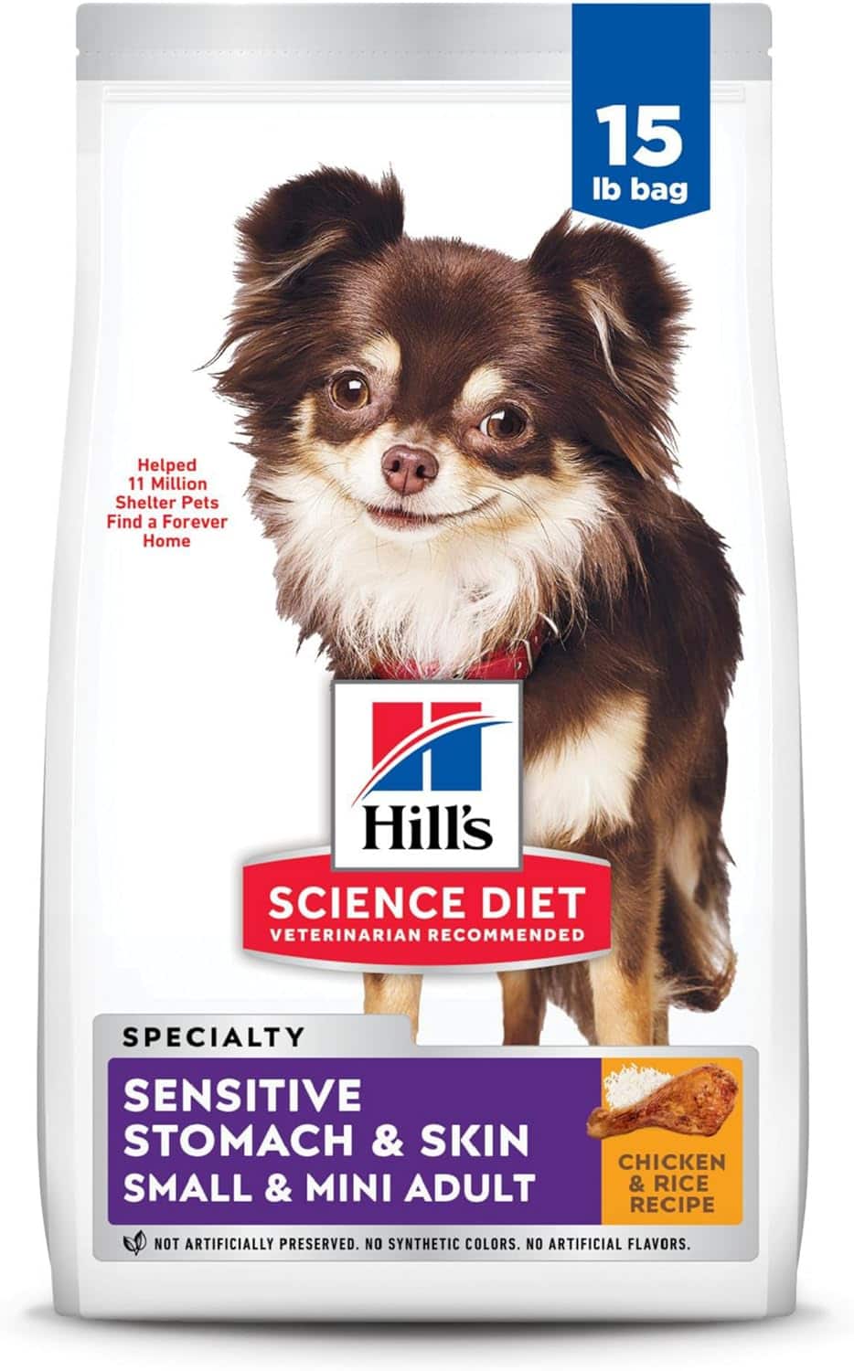 Hill's Science Diet Sensitive Stomach & Skin Dry Dog Food Chicken for Small and Mini Breeds