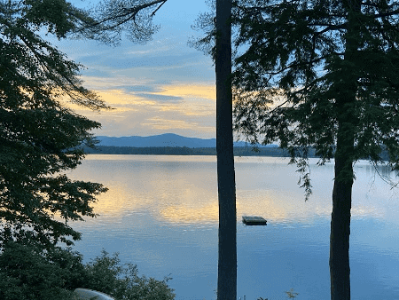 Mirror Lake with set dock