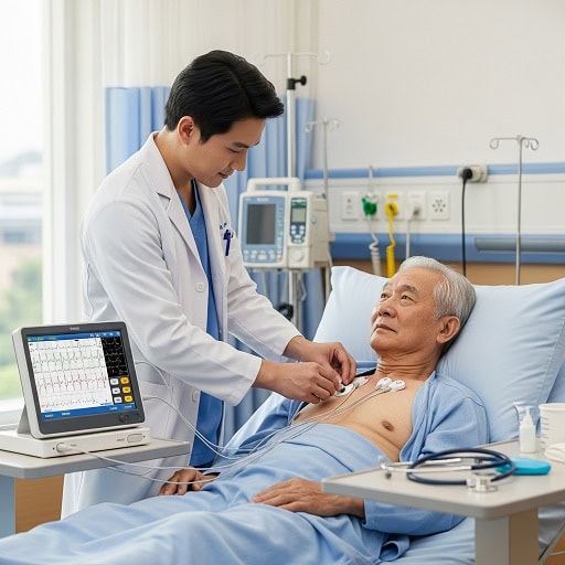 Đo điện tim ECG tại phòng khám ung bướu sài gòn