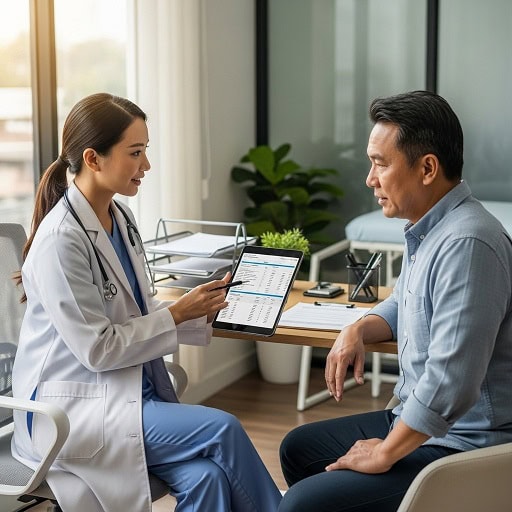 Khám và tư vấn bác sĩ chuyên khoa tầm soát ung thư phổi tại phòng khám ung bướu sài gòn
