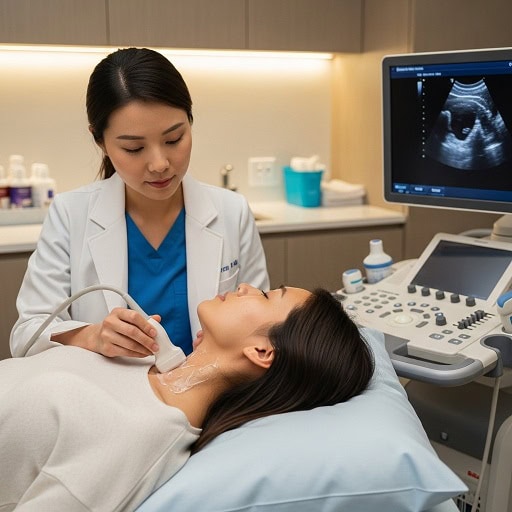 Siêu âm hạch cổ tầm soát ung thư vòm họng tại phòng khám ung bướu sài gòn