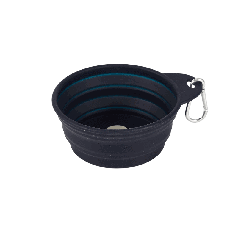 Freedog Bowl Plegable de Silicona Freedog 400ml – Comedero y Bebedero de Viaje para Perros y Gatos