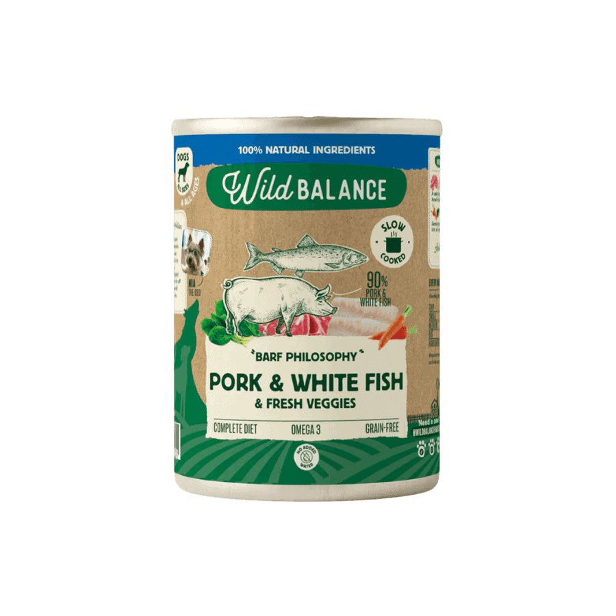 Wild Balance Lata de Cerdo y Merluza 400g