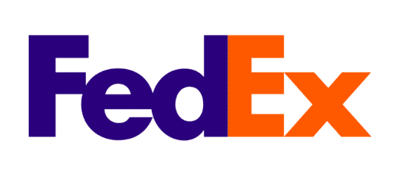 a blue and orange logo
