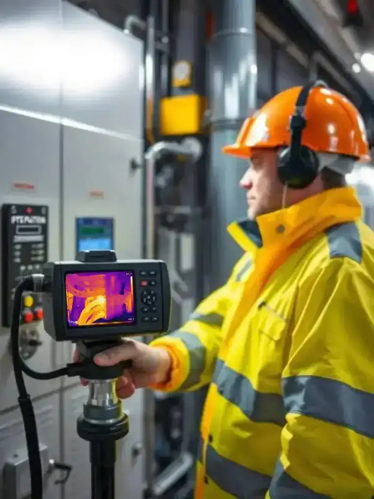 Pinnacle technician performing Infrared Inspections