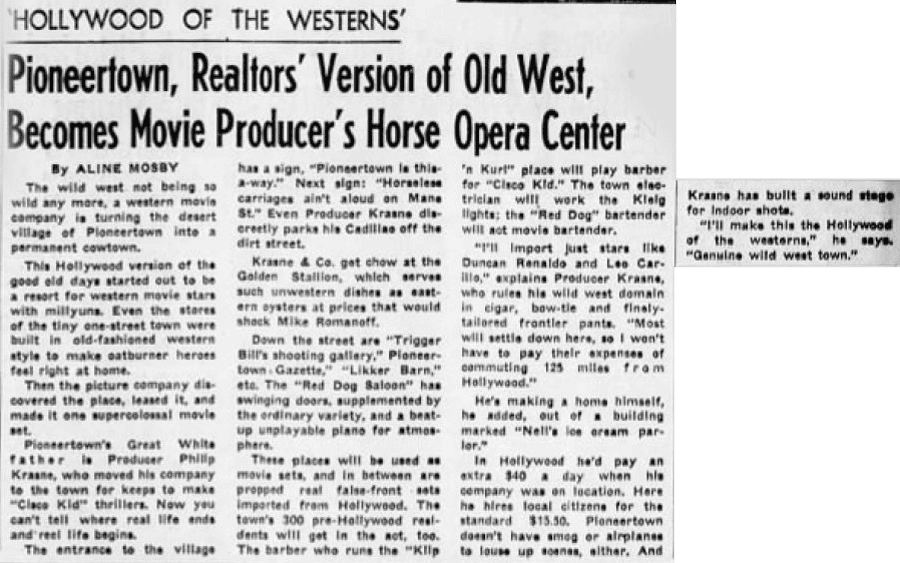 Dec. 12, 1948 - The San Bernardino County Sun article clipping