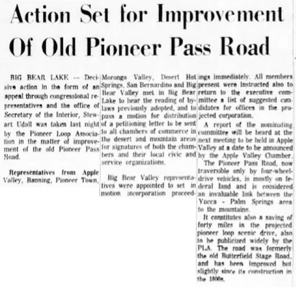 May 15, 1966 - The San Bernardino County Sun article clipping