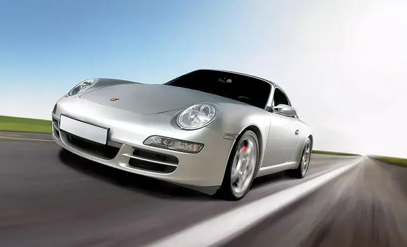 Porsche circuit photographie visuel communication