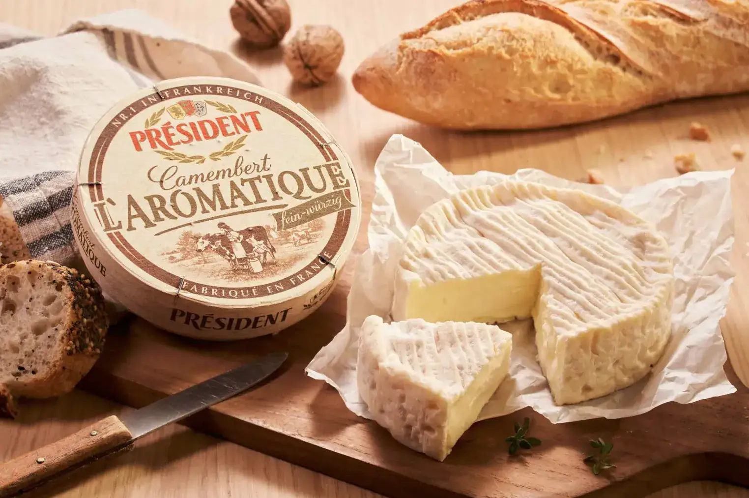 camembert president photographie culinaire fromage