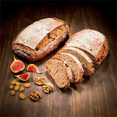 pain aux noix et aux figues bio