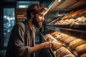 pain en rayon supermarche