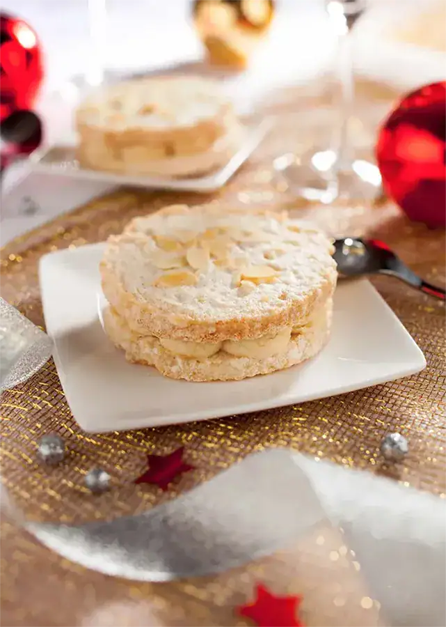 photo dacquoise aux amandes