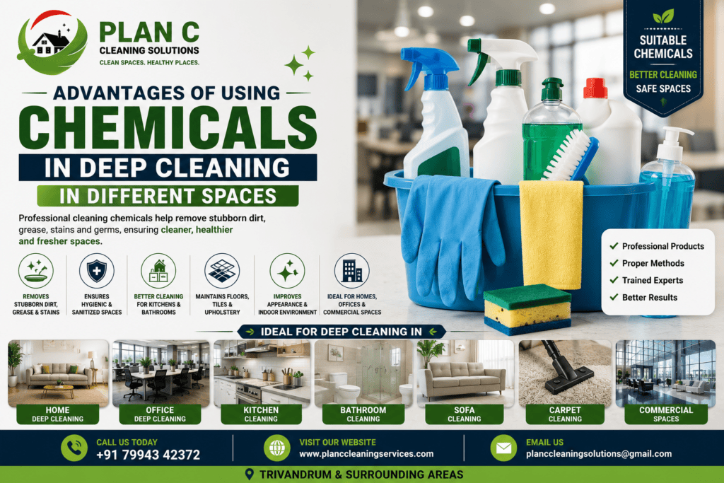 Advantages of Cleaning Chemicals in Deep Cleaning