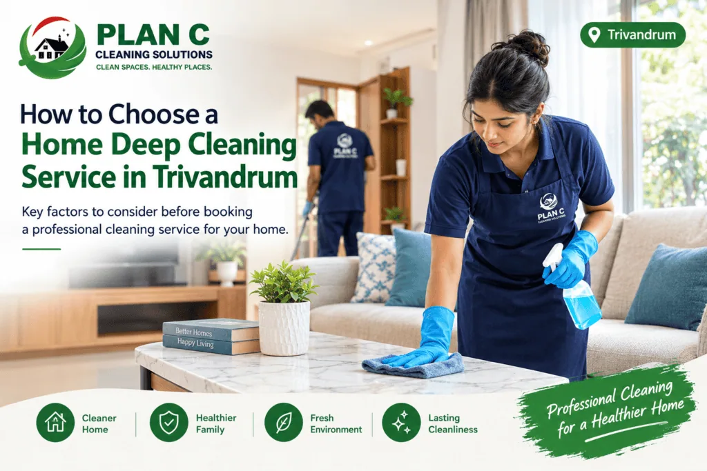 How to Choose Home Deep Cleaning in Trivandrum