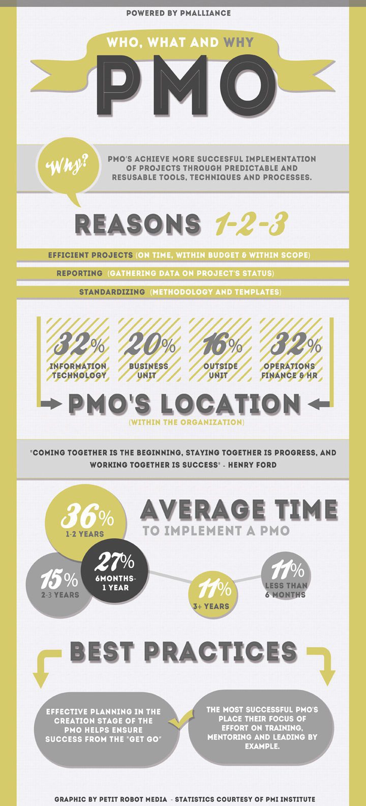 Project Management Office (Project Team) Infographic
